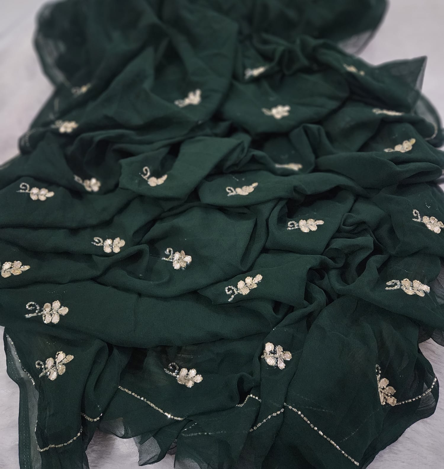 Gotta Flower Saree