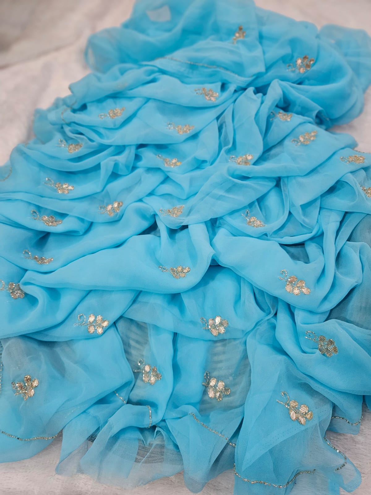 Gotta Flower Saree