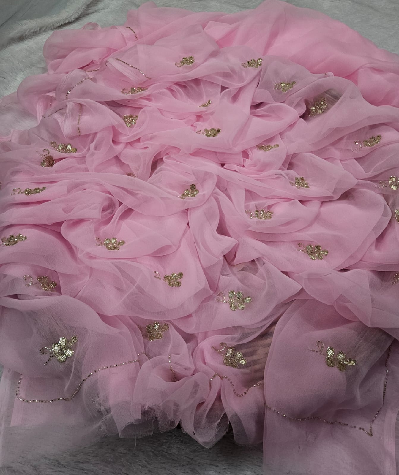 Gotta Flower Saree