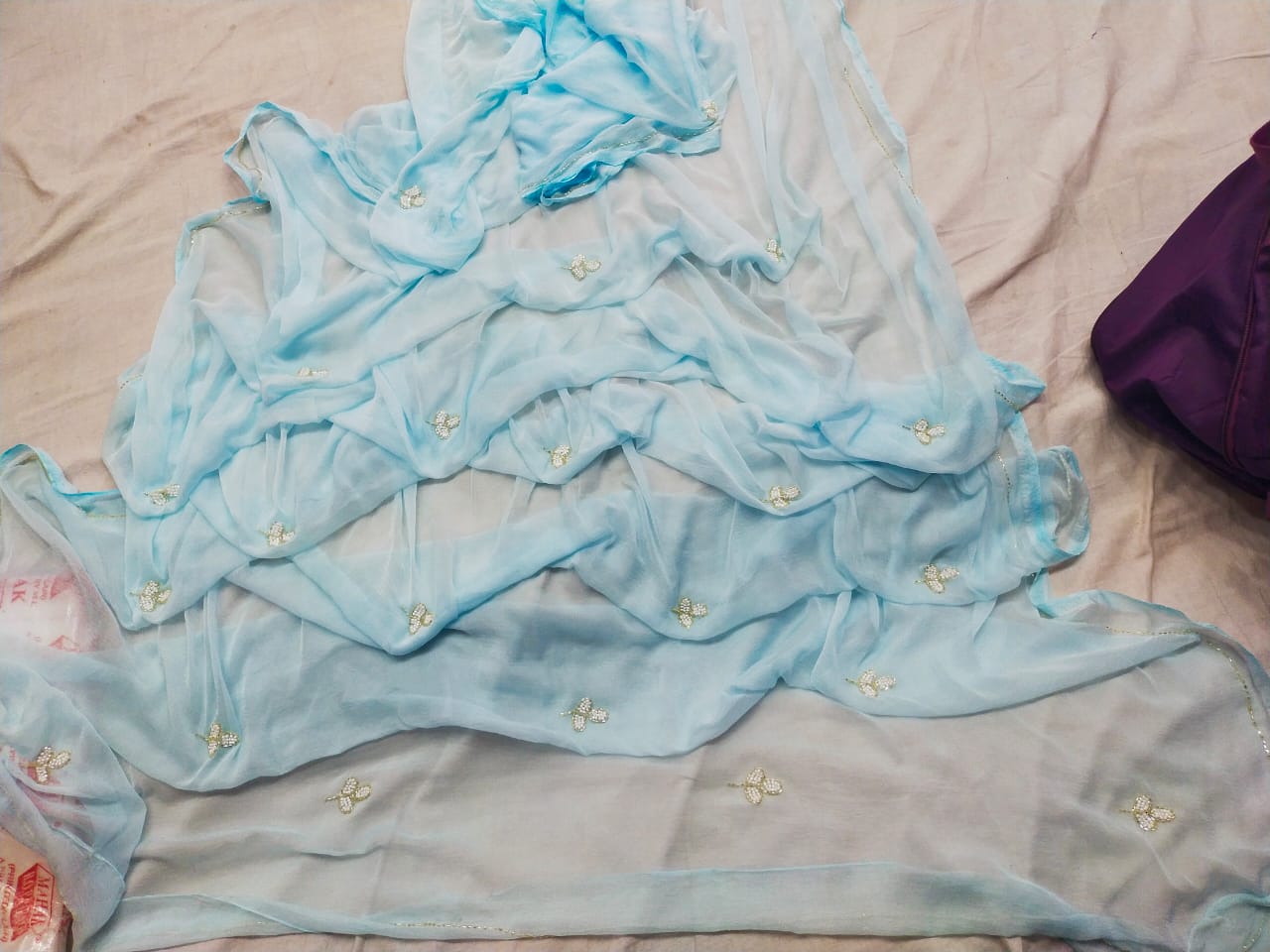 Chiffon With Pearls
