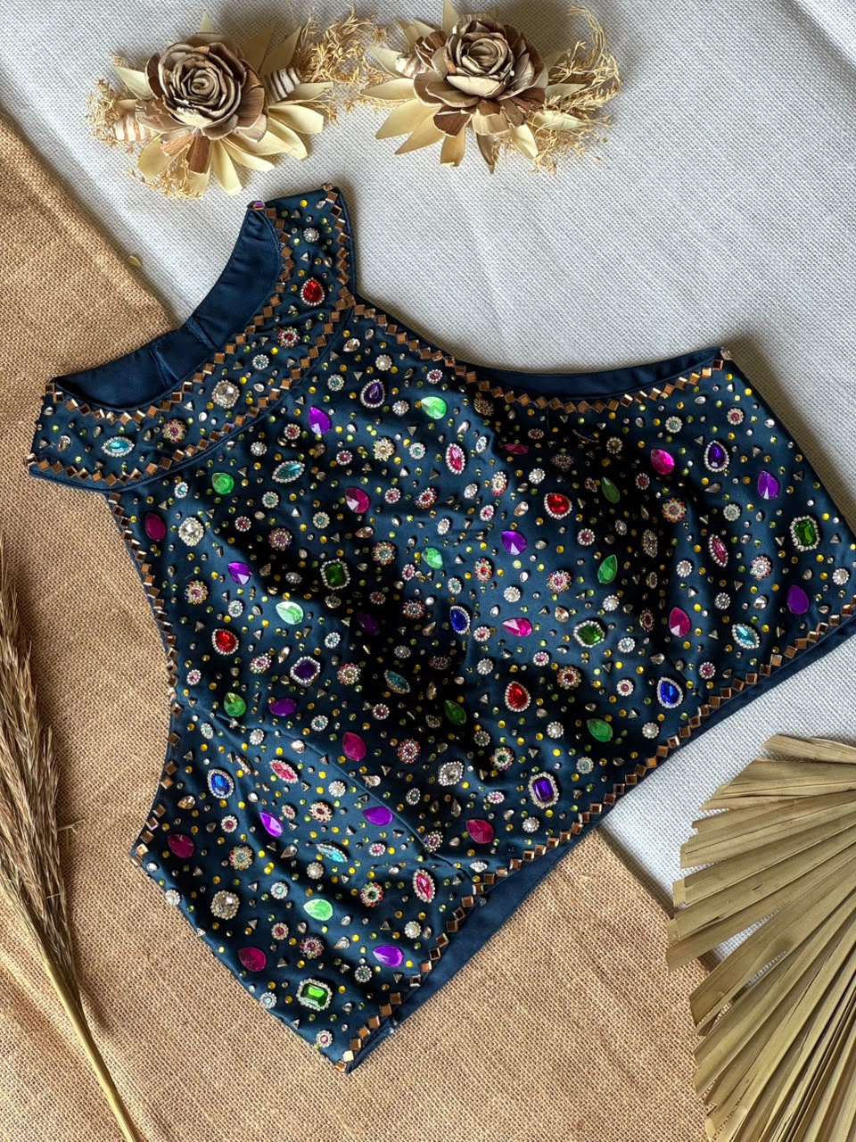 Gemstone Embellished Designer Blouse