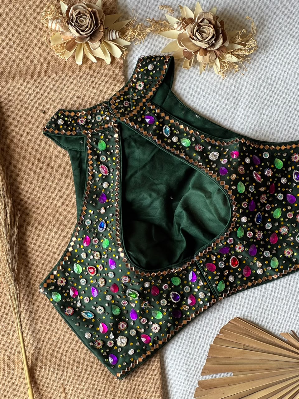 Gemstone Embellished Designer Blouse
