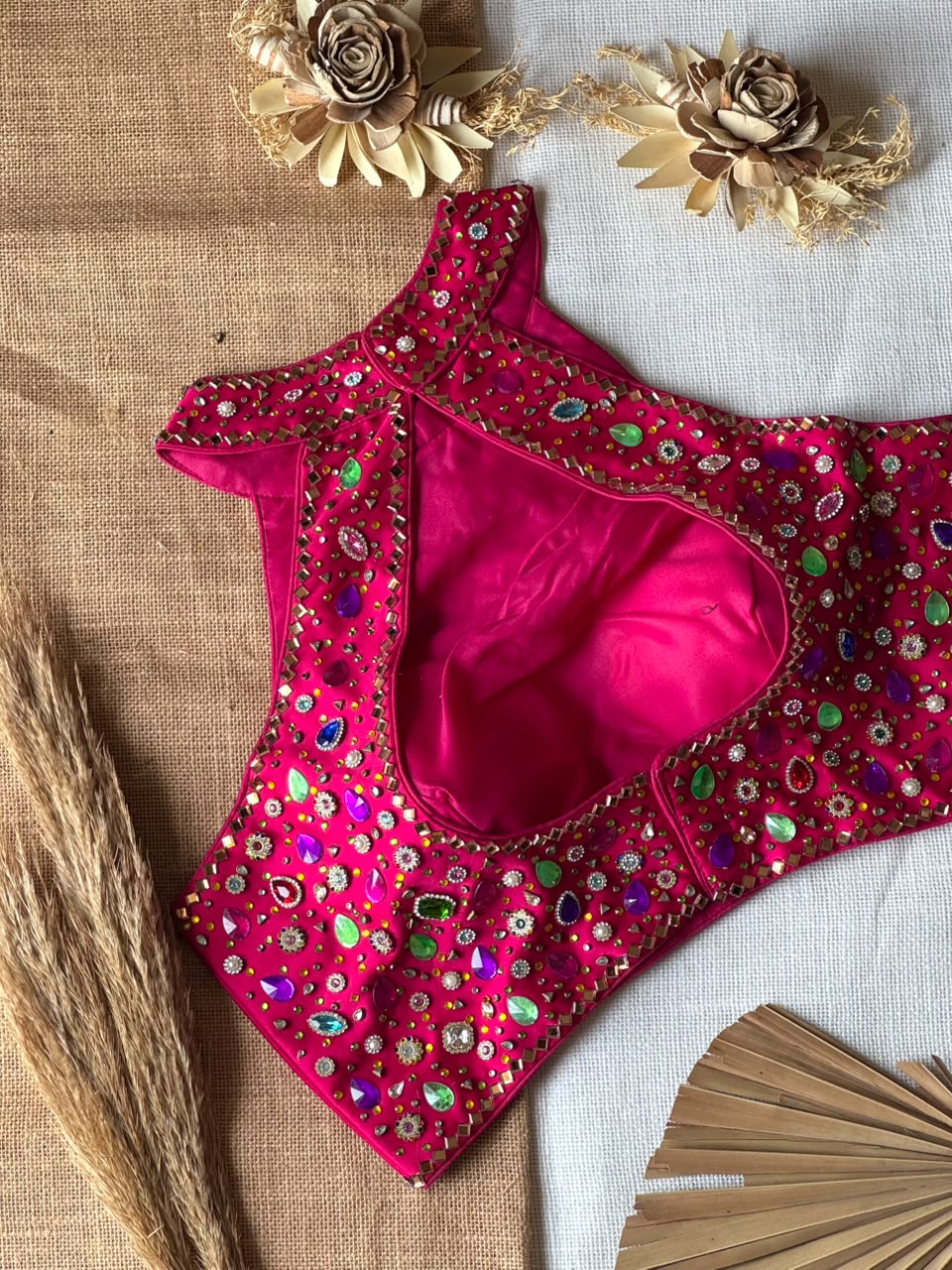 Gemstone Embellished Designer Blouse
