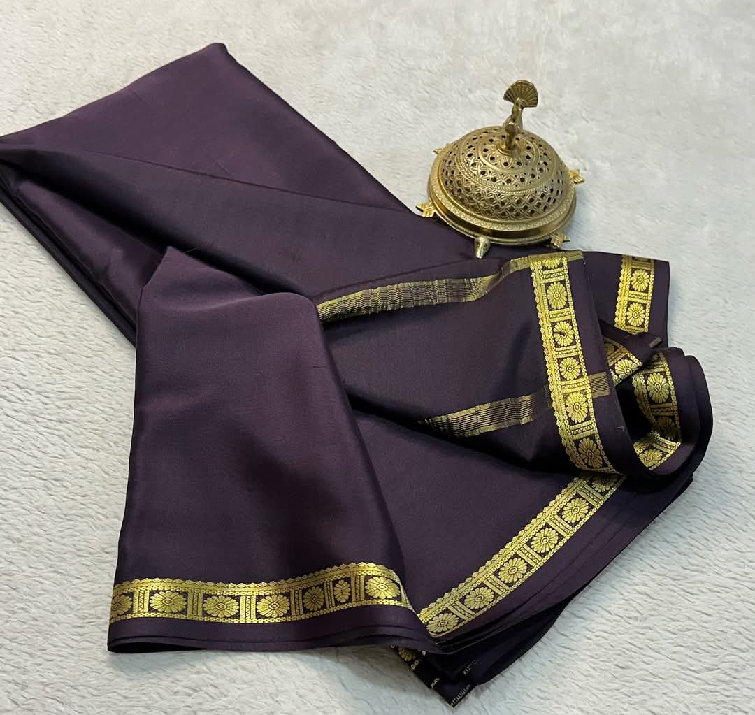 Mysore silk saree
