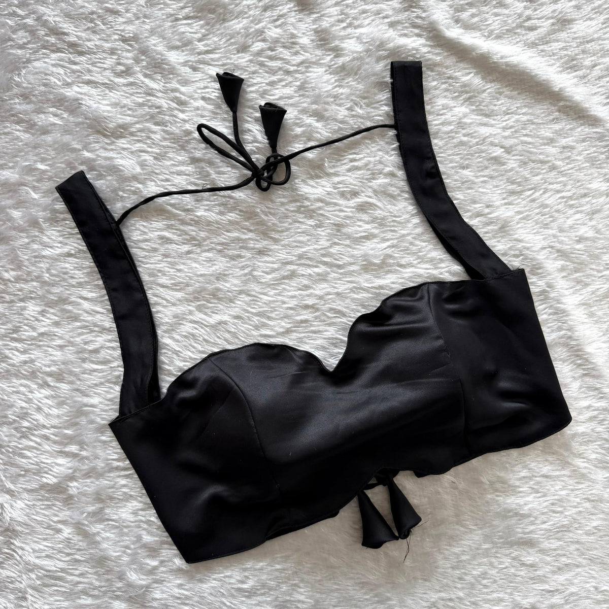 Plain silk blouse