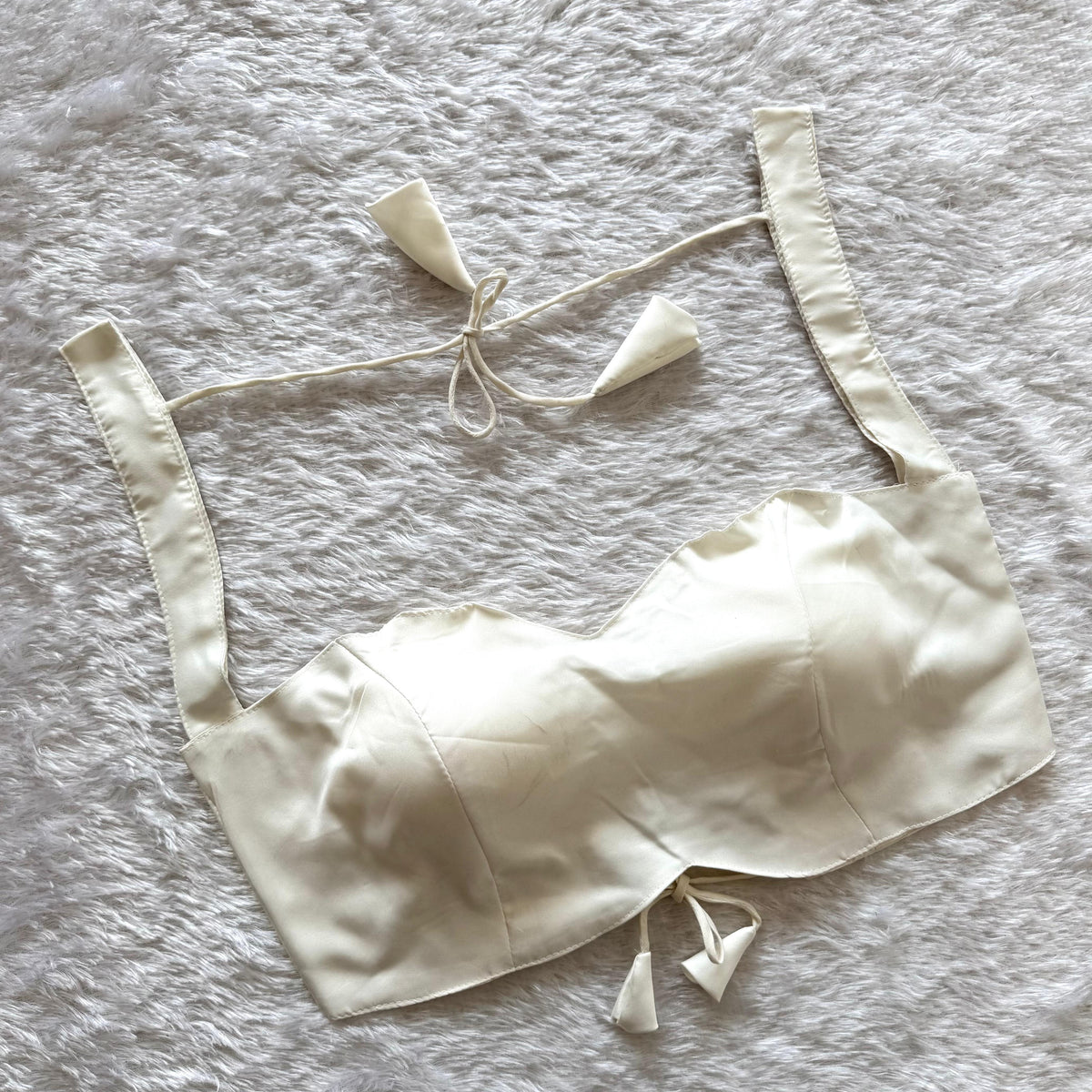 Plain silk blouse