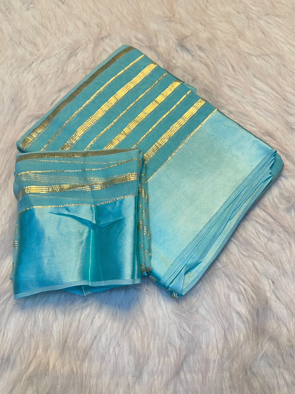 Georgette Stripped Saree