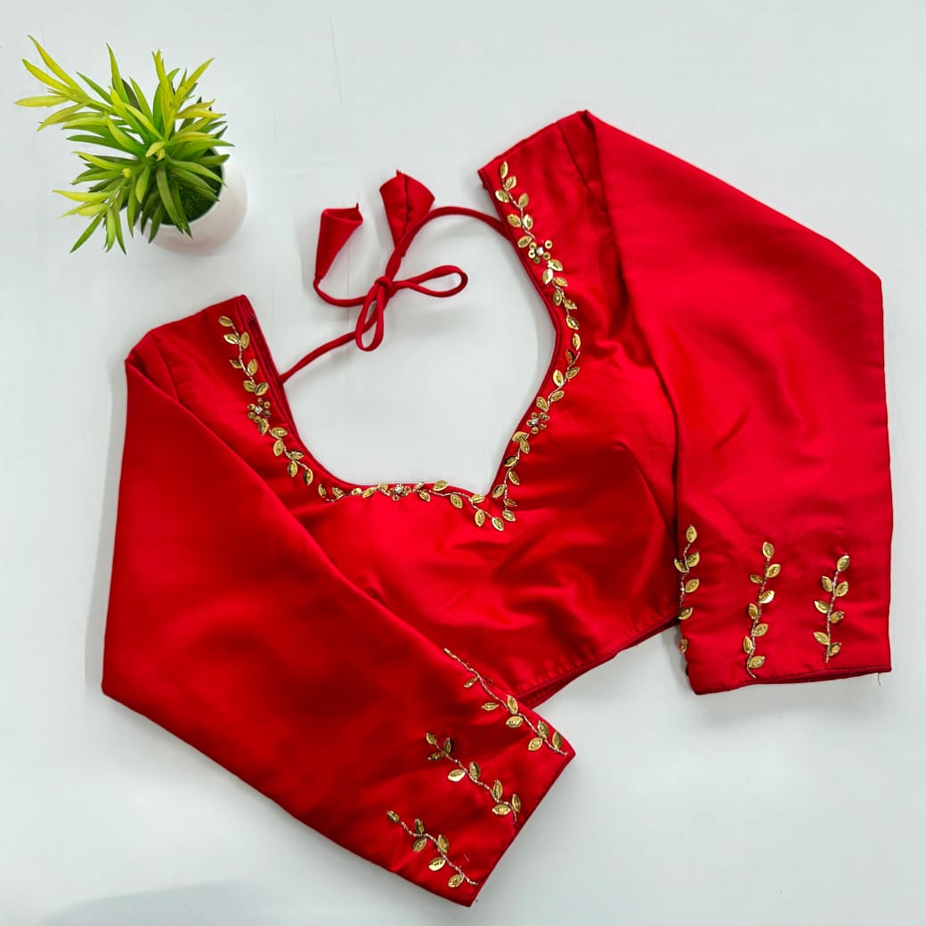 Silk designer blouse
