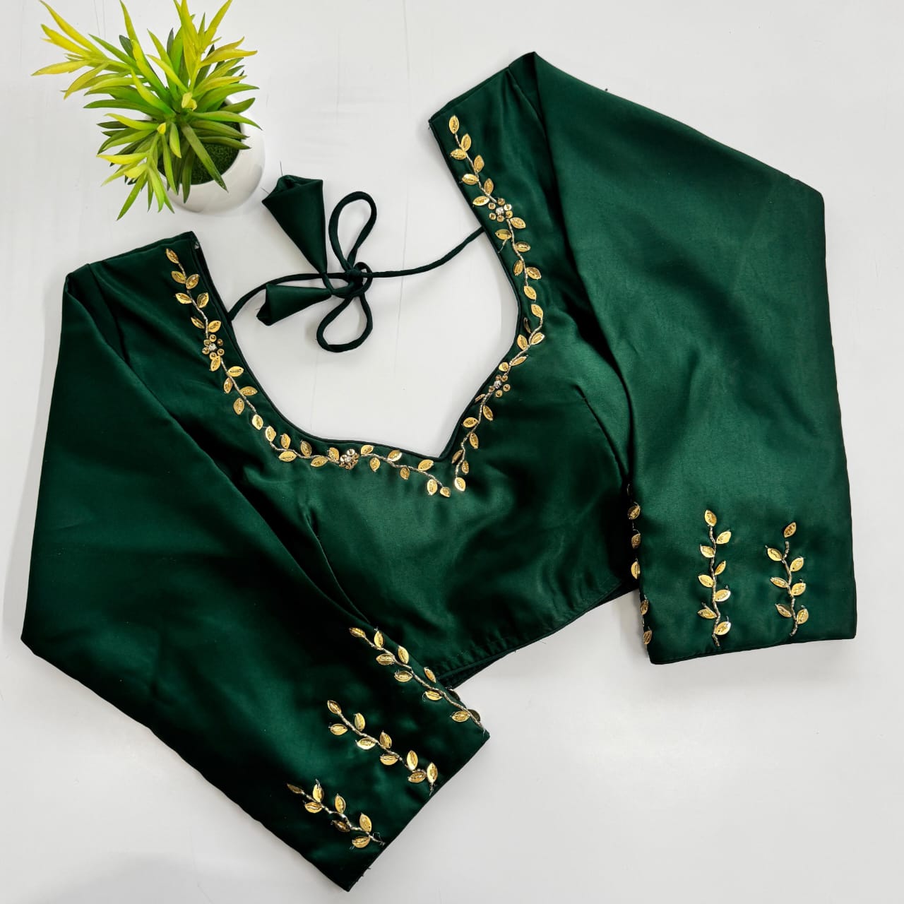 Silk designer blouse