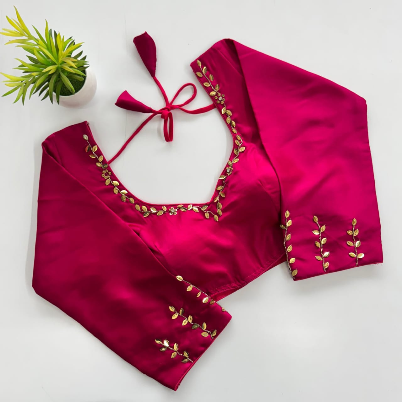 Silk designer blouse