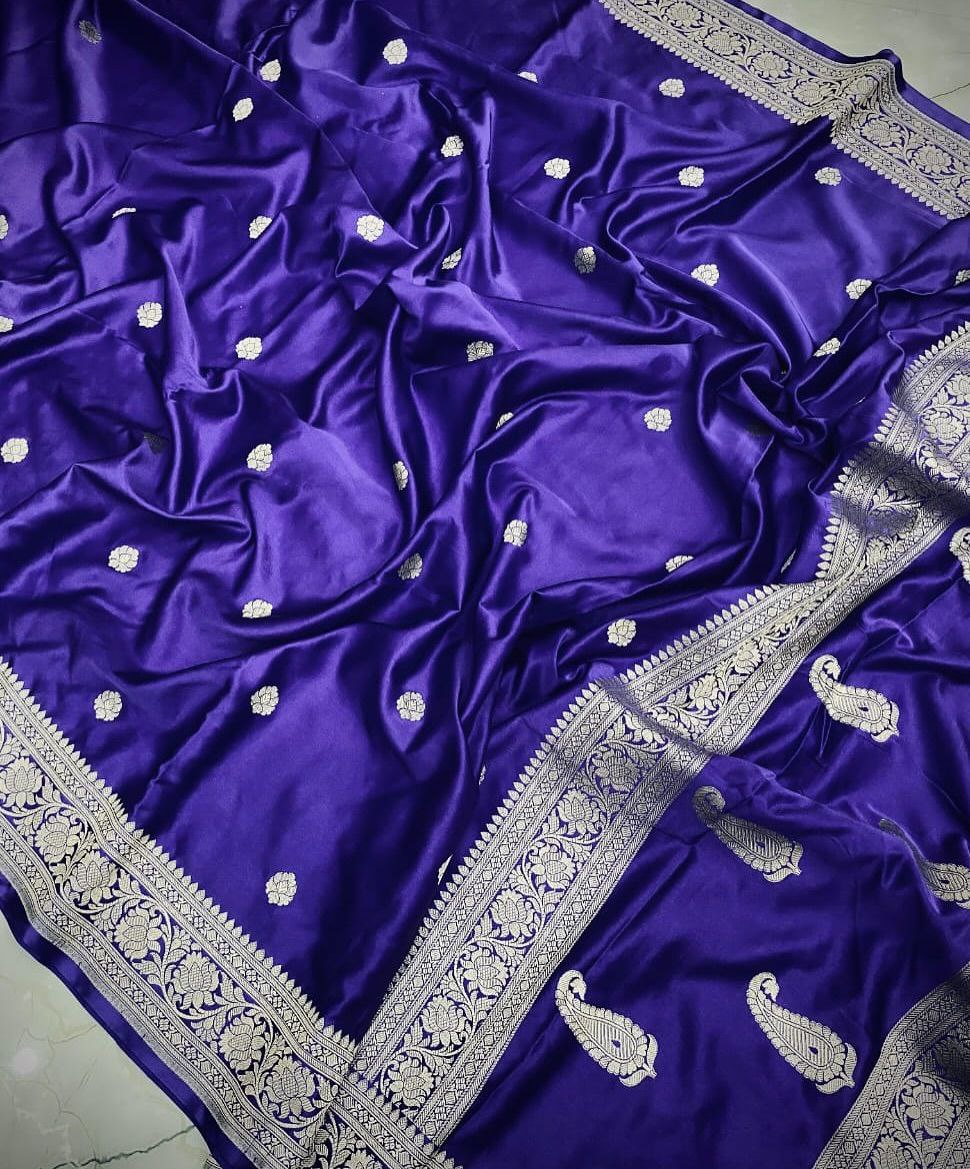 Banarasi Mashru Katan Silk Saree