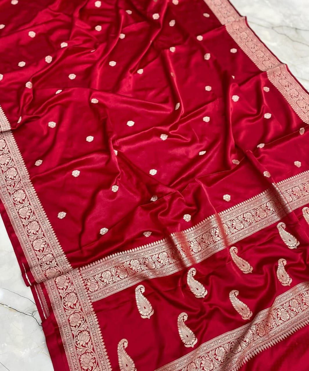 Banarasi Mashru Katan Silk Saree