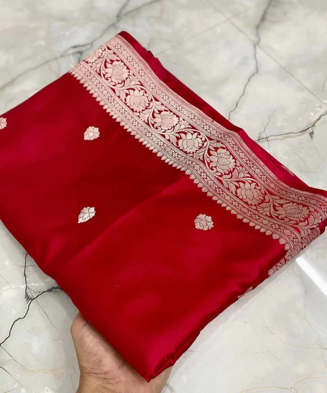 Banarasi Mashru Katan Silk Saree