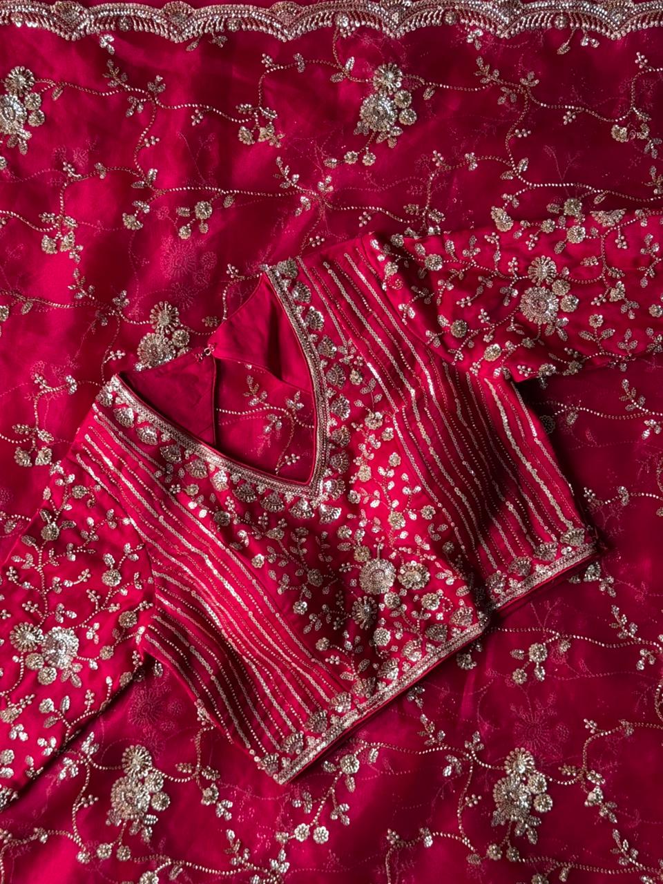 Tissue Crepe Silk Saree