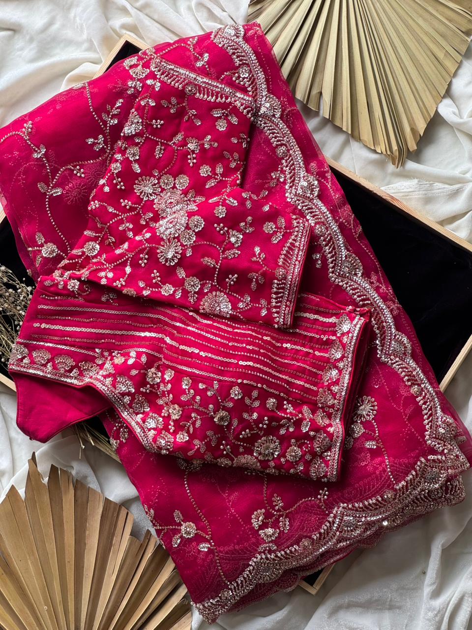 Tissue Crepe Silk Saree