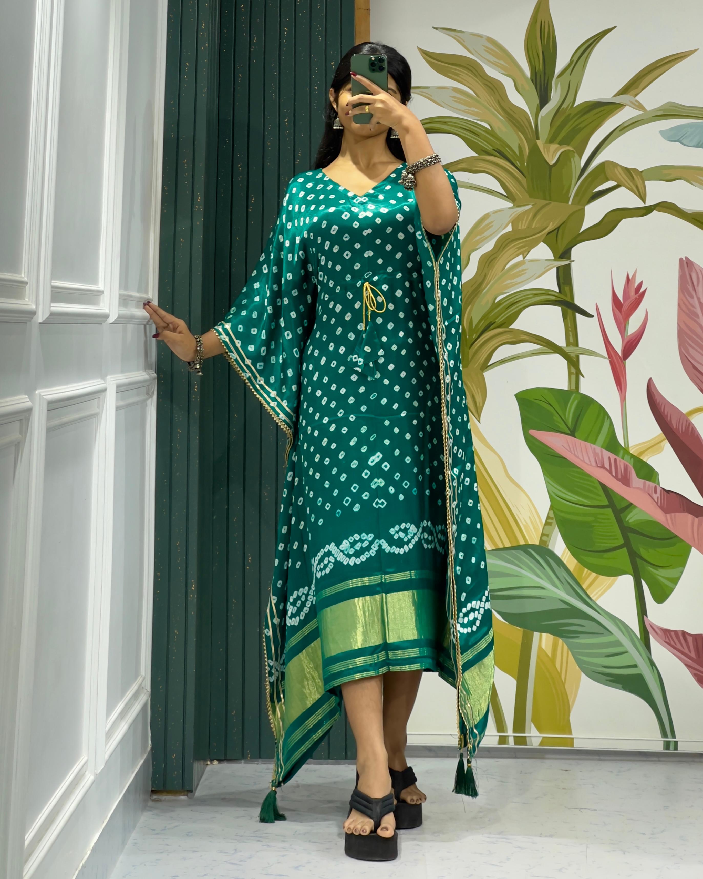 Modal silk kaftans