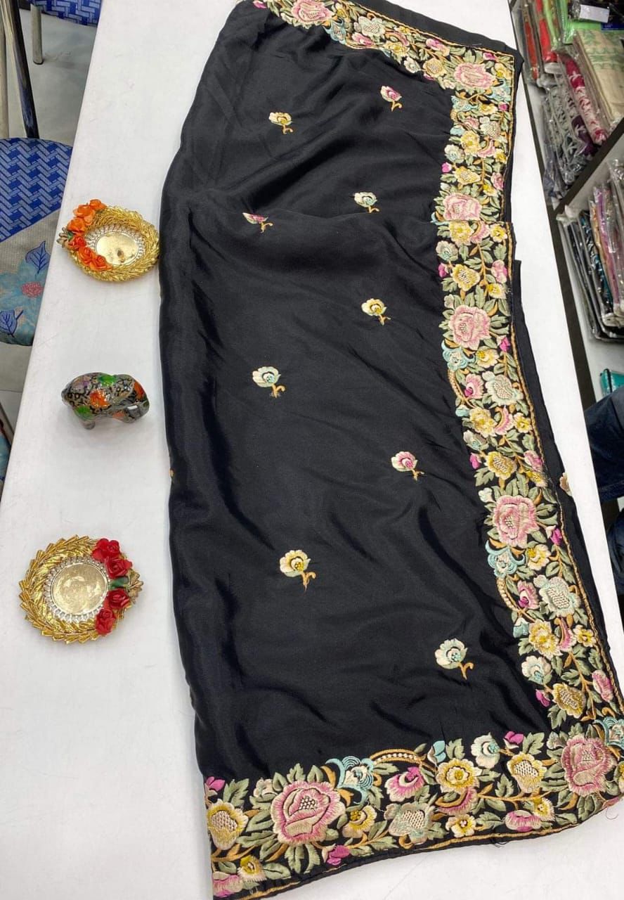 Satin Silk Saree