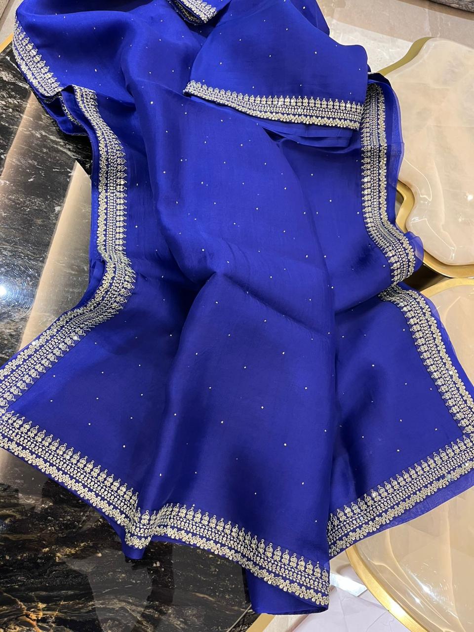 Organza saree