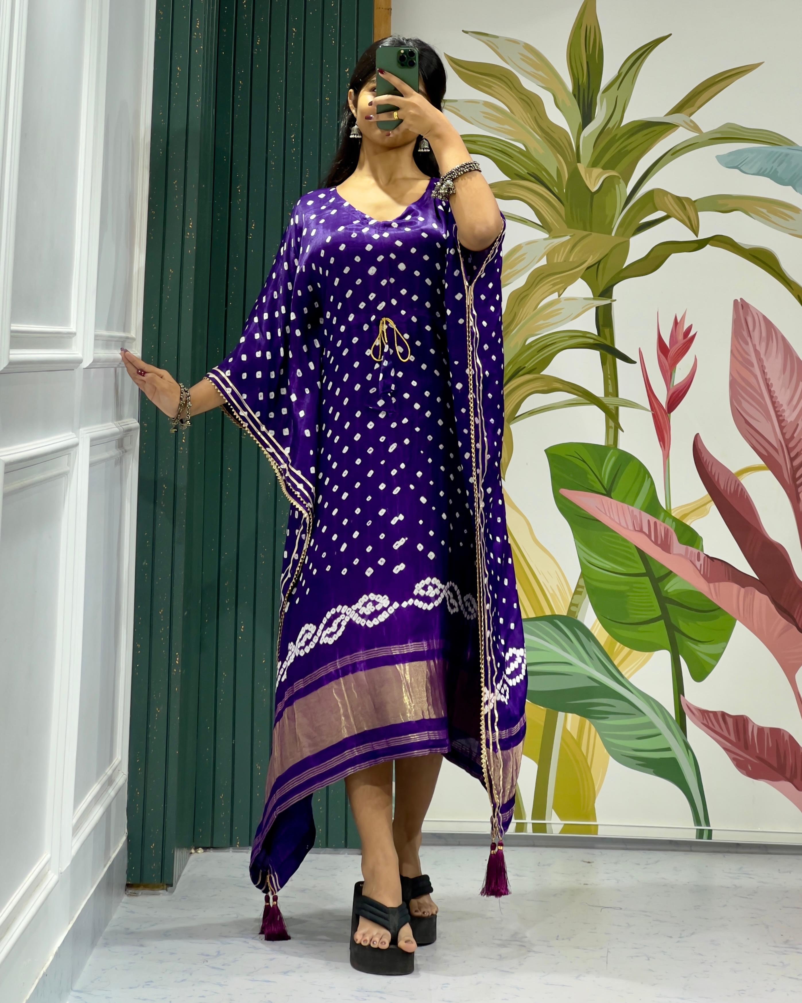 Modal silk kaftans