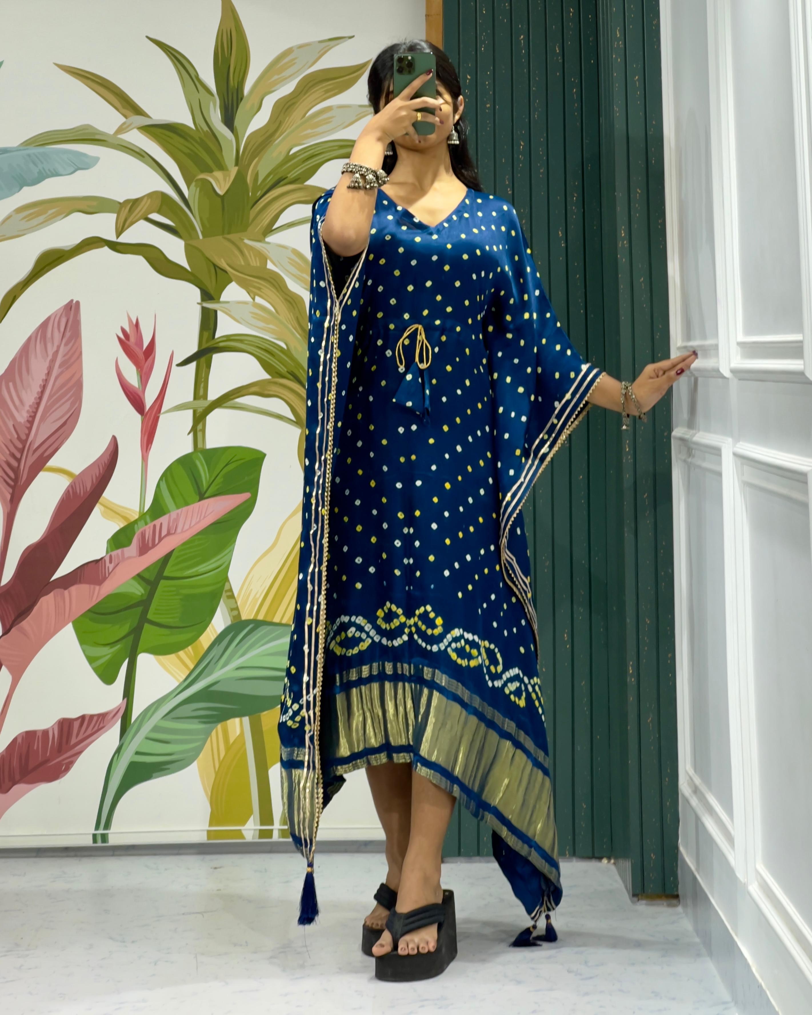 Modal silk kaftans