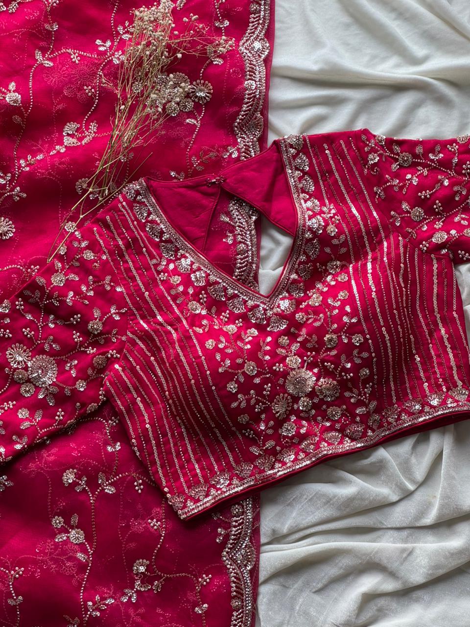 Tissue Crepe Silk Saree