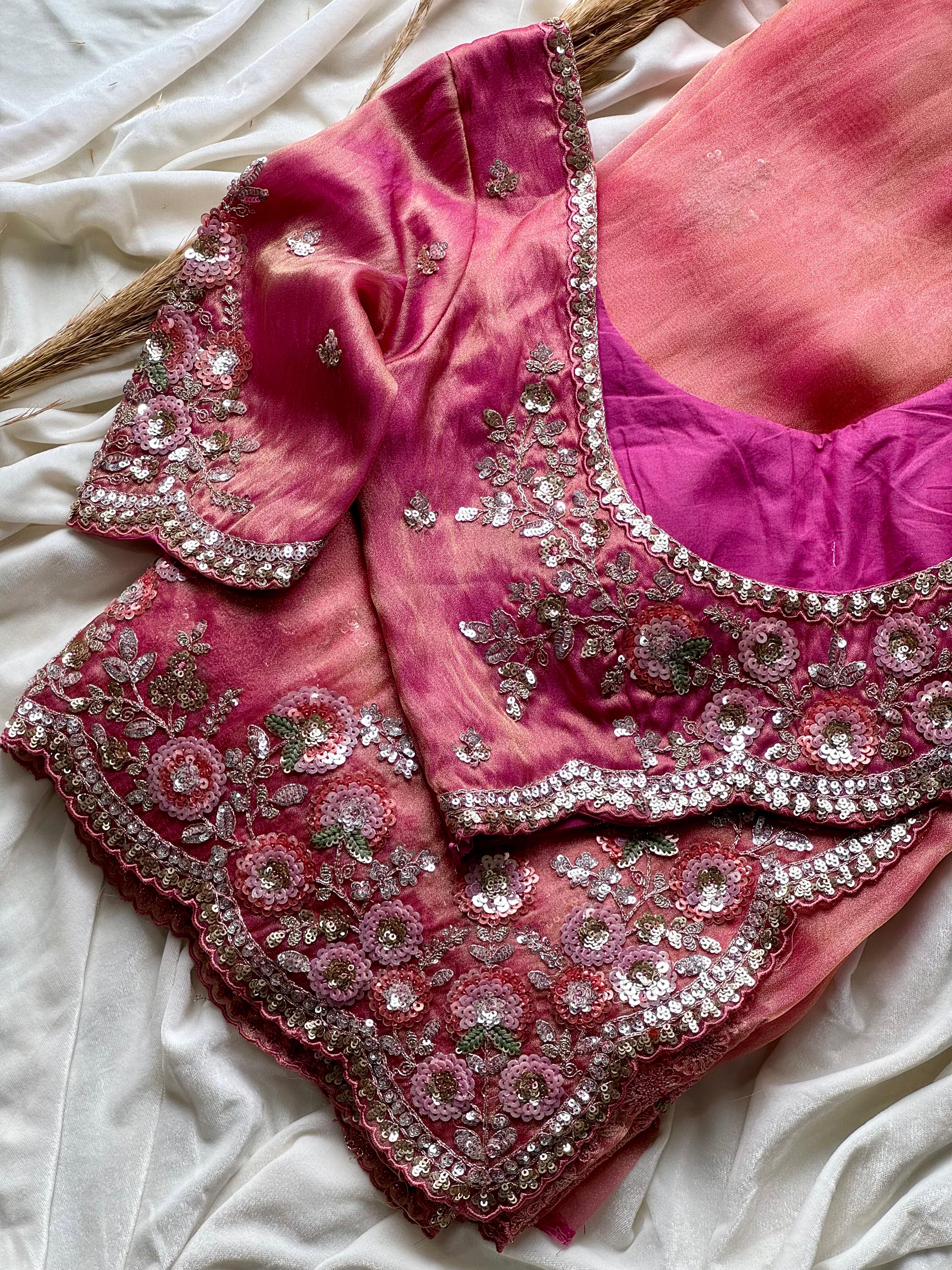 Tissue silk saree