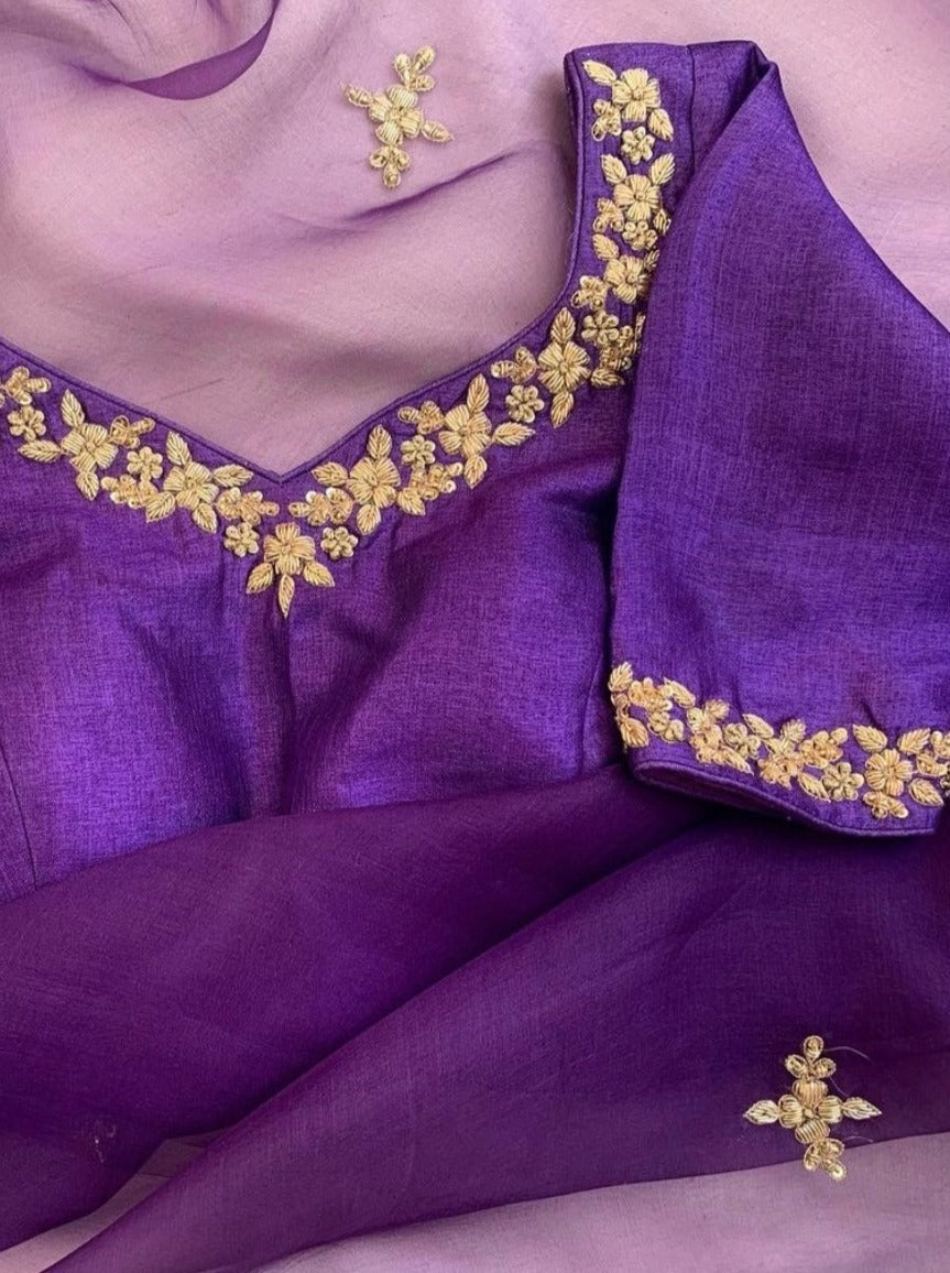 Pure Organza Silk Saree