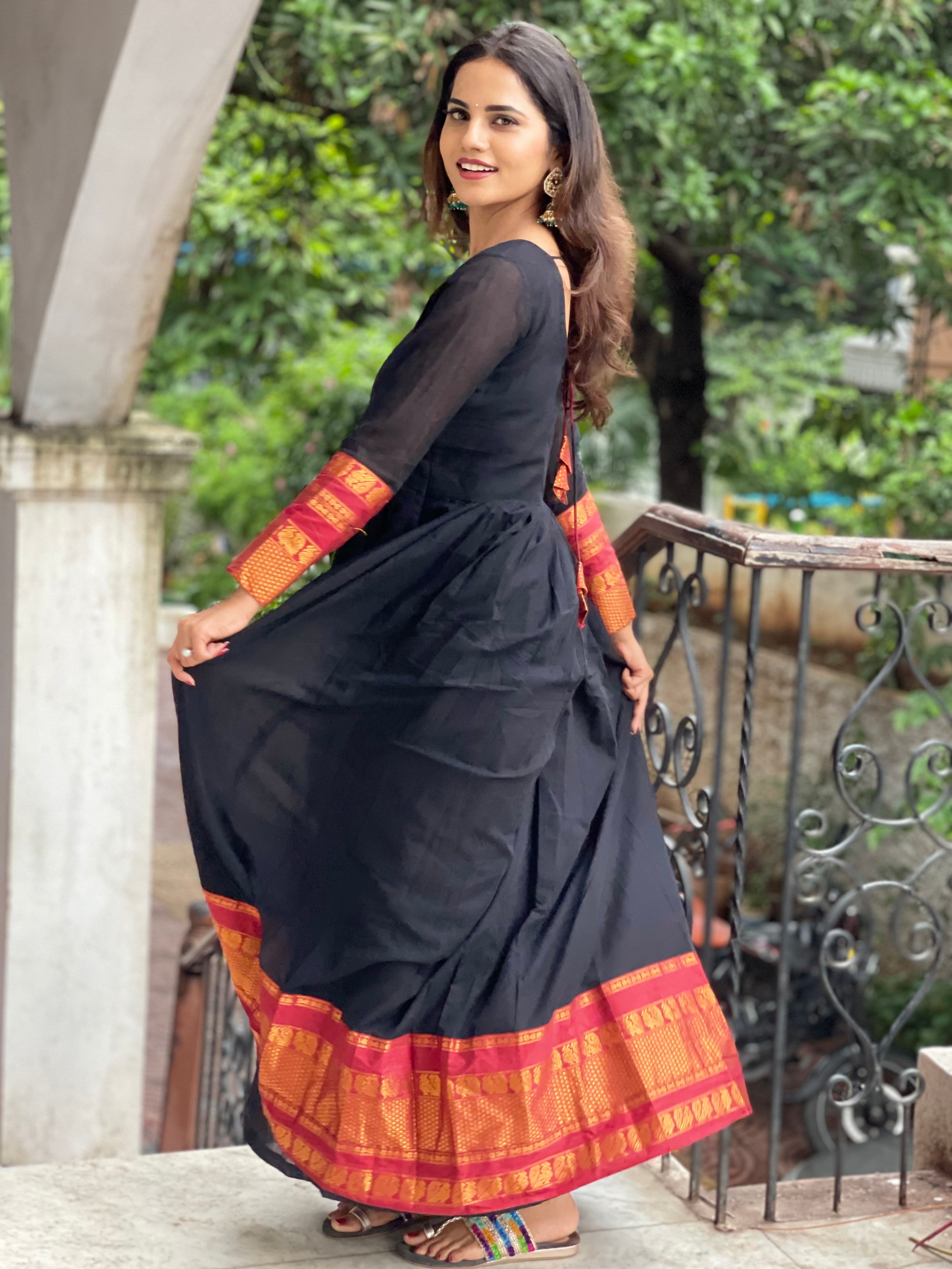 Black Anarkali Suit